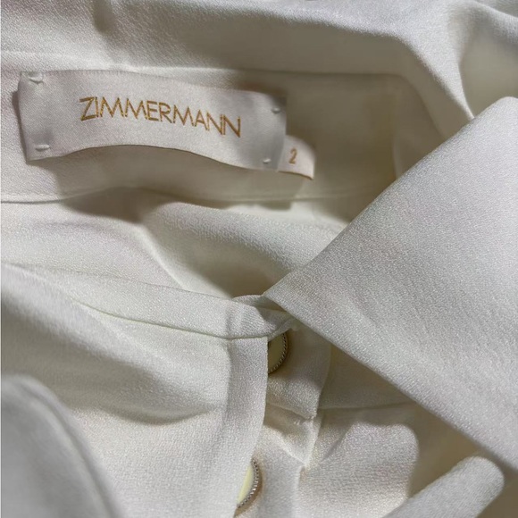 NWOT Zimmermann Collared Blouse - Picture 10 of 12